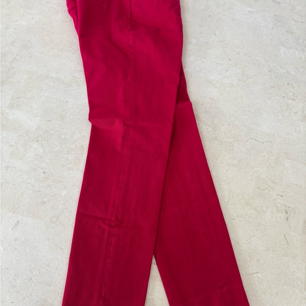 Banana Republic Red Sloan Pants